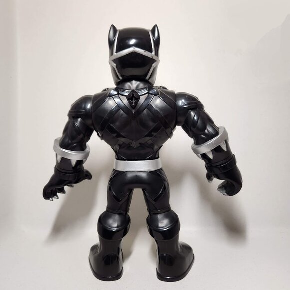 10" BLACK PANTHER Marvel Super Hero Mega Mighties 2018 action Figure Three point - Picture 10 of 14